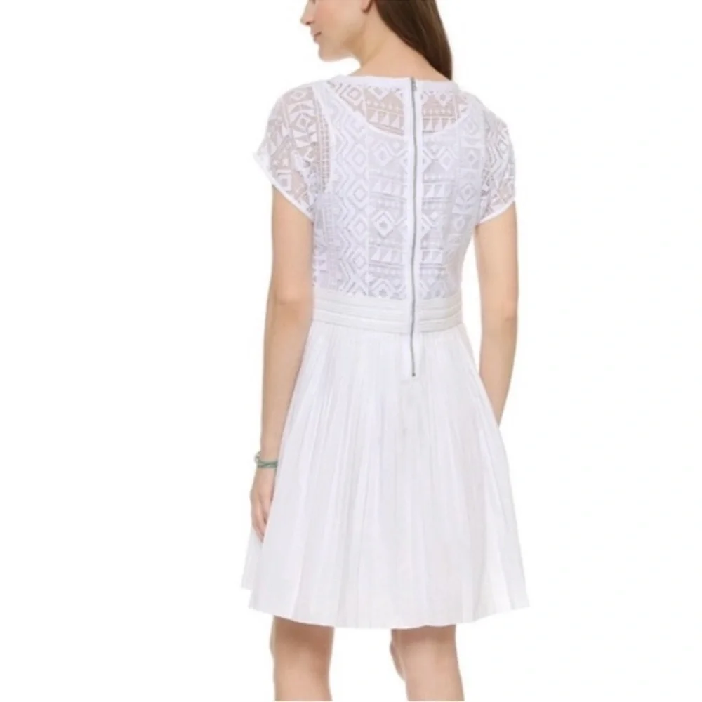 MADEWELL Geo Lace Dress Size 6 - Picture 3 of 11